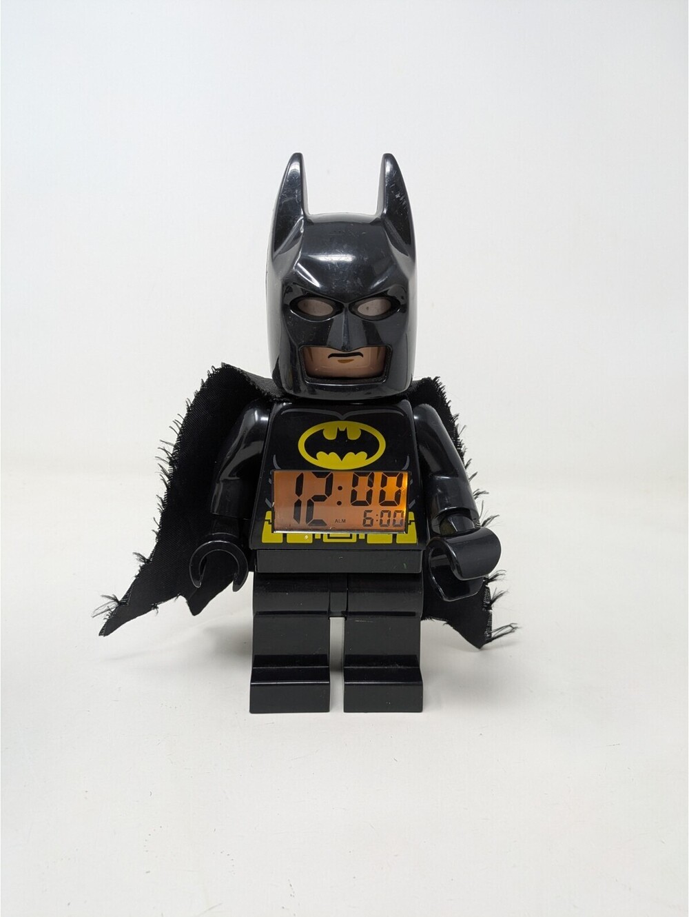 LEGO DC Super Heroes Batman Mini Figure Style Clock and Alarm Works